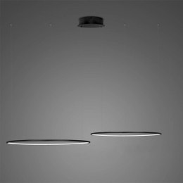 Lampa Ledowe Okręgi No.2 CO2 czarna 80cm 4k