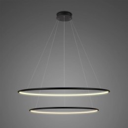 Lampa Ledowe Okręgi No.2 czarna 80cm 4k Dali