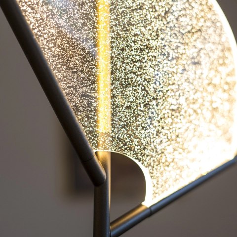 Designerska nowoczesna lampa wisząca LED 3000K japandi złota brązowa Sensu