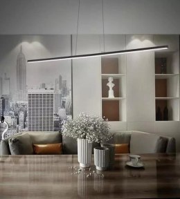 Lampa wisząca LINEA No.1 180cm czarna 4k ściemnialna Altavola Design