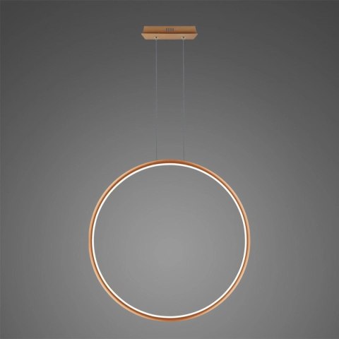 Lampa wisząca Ledowe Okręgi No.1 X 100cm 3k miedziana Dali