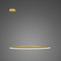 Lampa wisząca Ledowe Okręgi No.1 100cm 3k złota ściemnialna średnica 100 cm