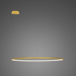 Lampa wisząca Ledowe Okręgi No.1 100cm 3k złota ściemnialna średnica 100 cm