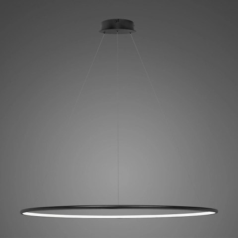 Lampa wisząca Ledowe Okręgi No.1 120cm 2700k czarna Dali