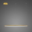 Lampa wisząca Ledowe Okręgi No.1 120cm 3k złota ściemnialna średnica 120 cm