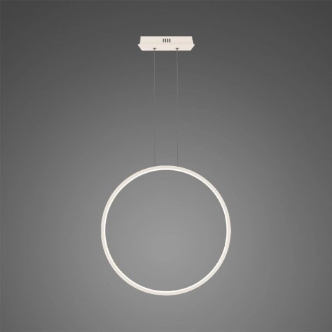 Lampa wisząca Ledowe Okręgi No.1 X 120cm 4k biała ściemnialna