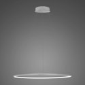 Lampa wisząca Ledowe Okręgi No.1 60 4k srebrna Dali