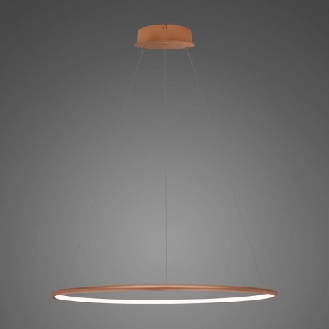 Lampa wisząca Ledowe Okręgi No.1 60cm 3k miedziana Dali