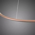 Lampa wisząca Ledowe Okręgi No.1 60cm 3k miedziana Dali