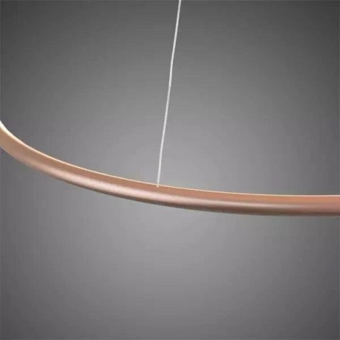 Lampa wisząca Ledowe Okręgi No.1 60cm 3k miedziana Dali