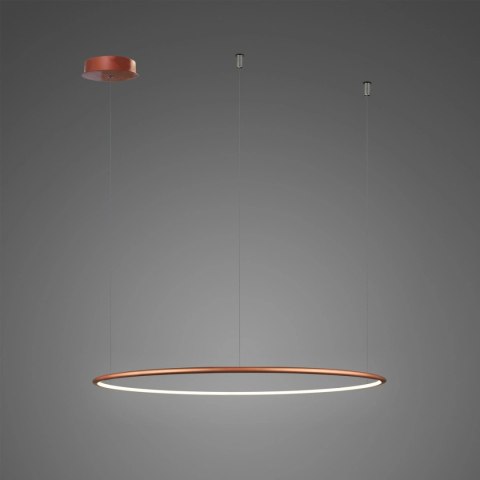 Lampa wisząca Ledowe Okręgi No.1 60cm 3k miedziana pająk