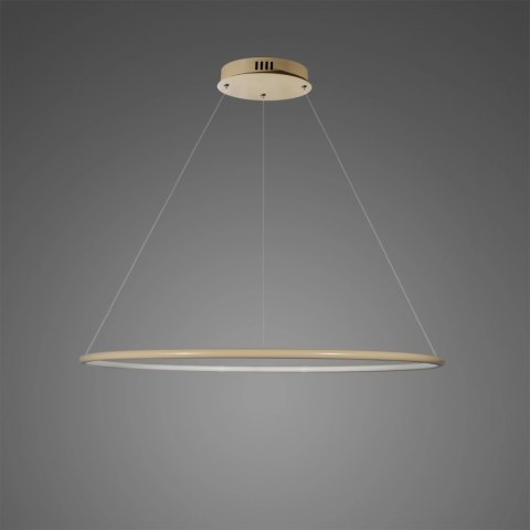 Lampa wisząca Ledowe Okręgi No.1 60cm 3k mocha