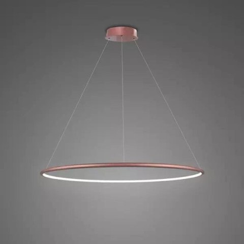 Lampa wisząca Ledowe Okręgi No.1 60cm 4k Różowe Złoto Dali