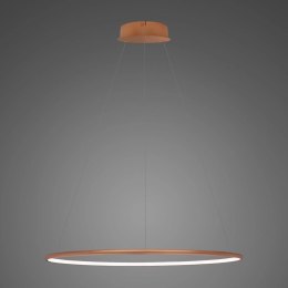 Lampa wisząca Ledowe Okręgi No.1 60cm 4k miedziana Dali