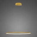 Lampa wisząca Ledowe Okręgi No.1 60cm 4k złota Dali