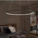 Lampa wisząca Ledowe Okręgi No.1 80cm 2700k czarna DaliDesign