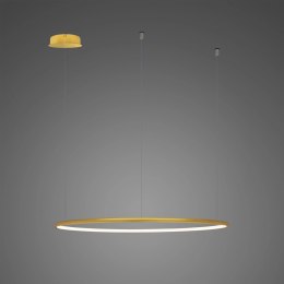 Lampa wisząca Ledowe Okręgi No.1 80cm 3k złota ściemnialna średnica 80 cm