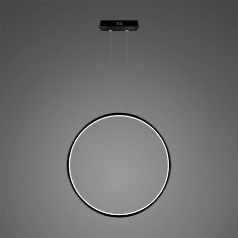 Lampa wisząca Ledowe Okręgi No.1 X 80cm 4k czarna Dali