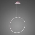 Lampa wisząca Ledowe Okręgi No.1 X 80cm 4k różowo złota Dali