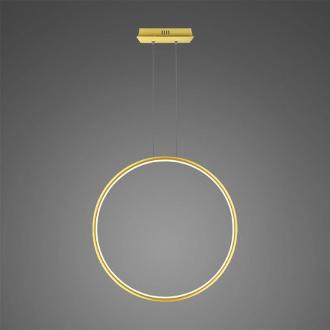 Lampa wisząca Ledowe Okręgi No.1 X 80cm 4k złota Dali