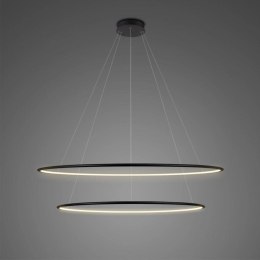 Lampa wisząca Ledowe Okręgi No.2 100cm 4k czarna Dali