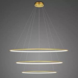 Lampa wisząca Ledowe Okręgi No.3 Φ100 cm in 2700k złota