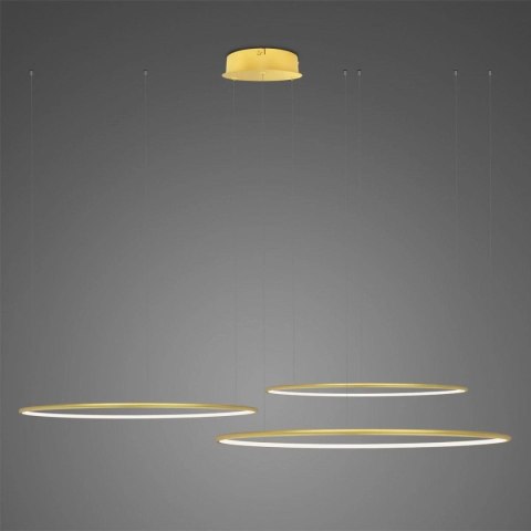 Lampa wisząca Ledowe Okręgi No.3 Φ100 cm in 3k złota Dali