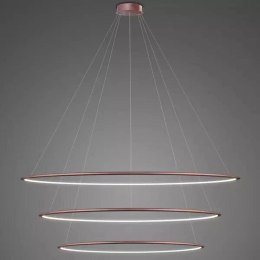 Lampa wisząca Ledowe Okręgi No.3 150cm 3k DaliRóżowe Złoto