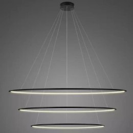 Lampa wisząca Ledowe Okręgi No.3 180cm 3k czarna Dali