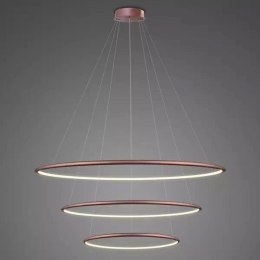 Lampa wisząca Ledowe Okręgi No.3 80cm 3k Różowe Złoto Dali