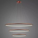 Lampa wisząca Ledowe Okręgi No.3 80cm 3k miedziana Dali
