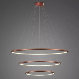 Lampa wisząca Ledowe Okręgi No.3 80cm 3k miedziana Dali