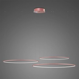 Lampa wisząca Ledowe Okręgi No.3 80cm 3k różowo złota Dali