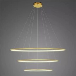 Lampa wisząca Ledowe Okręgi No.3 80cm 3k złota Dali