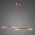 Lampa wisząca Ledowe Okręgi No.3 80cm 4k miedziana Dali