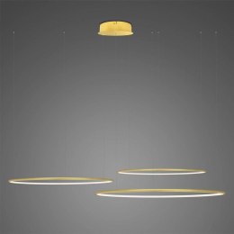 Lampa wisząca Ledowe Okręgi No.3 80cm 4k złota Dali