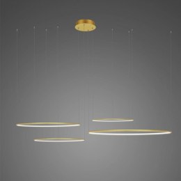 Lampa wisząca Ledowe Okręgi No.4 100cm CO 3k złota Dali