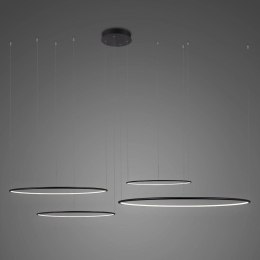 Lampa wisząca Ledowe Okręgi No.4 CO4 80 60 40 40 3k czarna