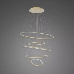 Lampa wisząca Ledowe Okręgi No.5 120cm 3k złota Dali