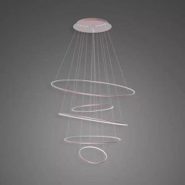 Lampa wisząca Ledowe Okręgi No.5 120cm 4k Różowe Złoto Dali