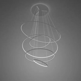 Lampa wisząca Ledowe Okręgi No.5 150cm 2700k czarna Dali
