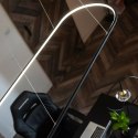 Lampa wisząca Ledowe Okręgi Oval No.1 120cm 3k czarna