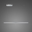 Lampa wisząca Linea No.1B 100cm 3k srebrna Dali