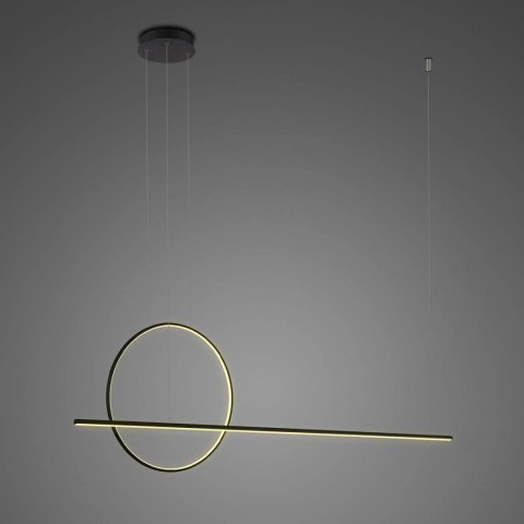 Lampa wisząca Linea No.2 120 40cm czarna 4k ściemnialna