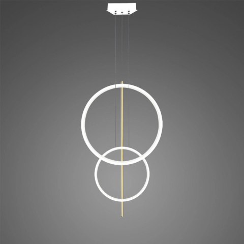 Lampa wisząca Linea No.5 60/40cm białozłota Dali3k