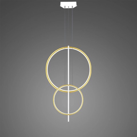 Lampa wisząca Linea No.5 60/40cm złoto-biała Dali3k