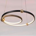 Ledowa Lampa wisząca Aurora No.2 50cm 3k czarna ściemnialna