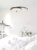 Ledowa Lampa wisząca Aurora No.2 50cm 3k czarna ściemnialna