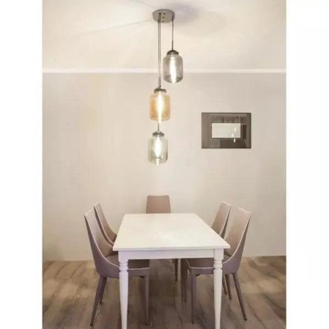 London Loft No.2 CO3 CBS Szklany Żyrandol