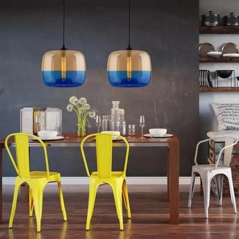 London Loft No.5 AB Szklana Lampa wisząca